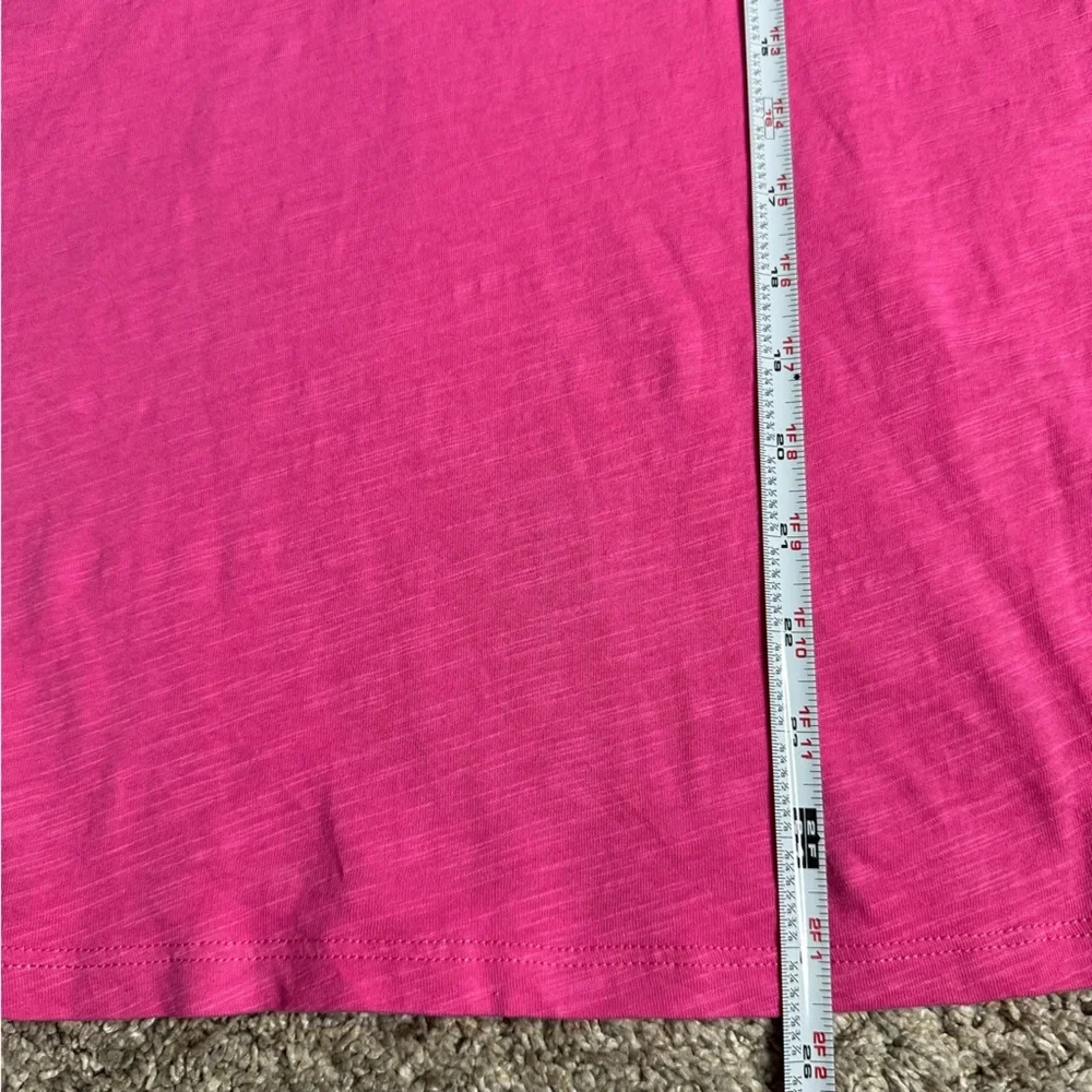 Boden hot pink long-sleeve top Small square neckline new casual Barbiecore bold - Picture 6 of 7